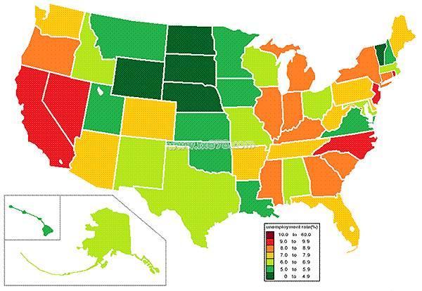 2013年美国失业率上海数据分析网