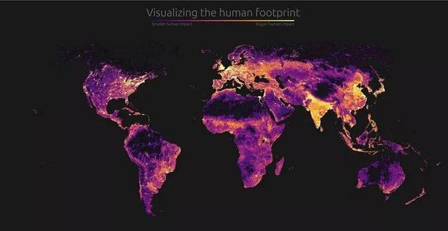 人类的足迹及影响_大数据_数据分析_数据地图
