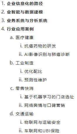 第 31 期大数据沙龙—企业数据化转型中「数据建模」实战应用案例
